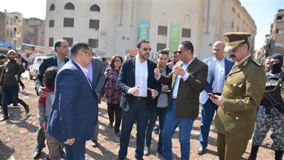 محافظ الدقهلية يتفقد أعمال تطوير ميدان الشيخ حسانين