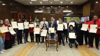 لحصولهم على 15 ميدالية.. 