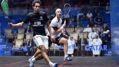 3 مصريين يتأهلون لنصف النهائي بطولة جي بي للإسكواش