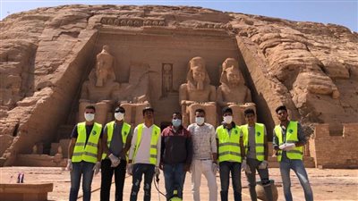 تطهير المناطق الأثرية في الصعيد