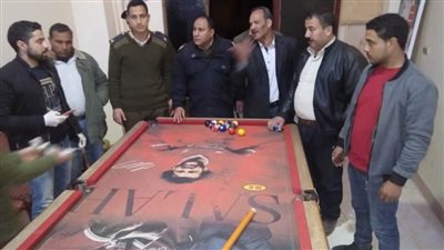 غلق ملعب رياضي وصالة بلياردو بمشتول السوق (صور)