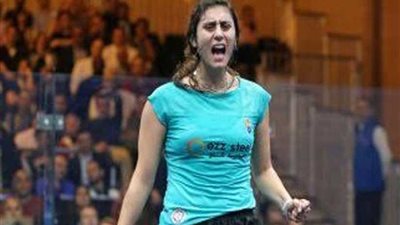 نور الشربيني تتأهل إلى نصف نهائي جي بي مورجان للإسكواش