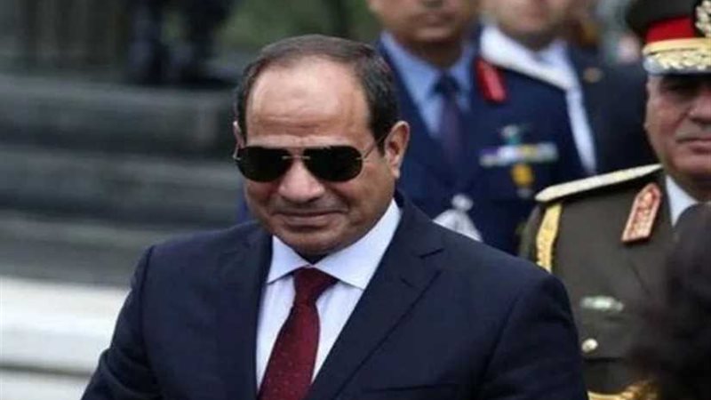 الرئيس السيسي يصل