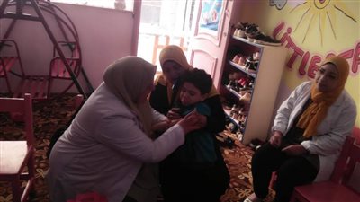 كفر الشيخ تواصل تطعيم الأطفال ضد الحصبة