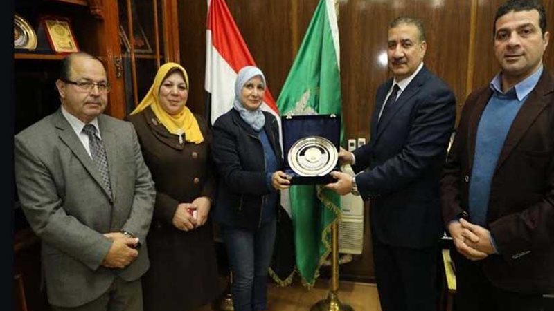 محافظ المنوفية يستقبل