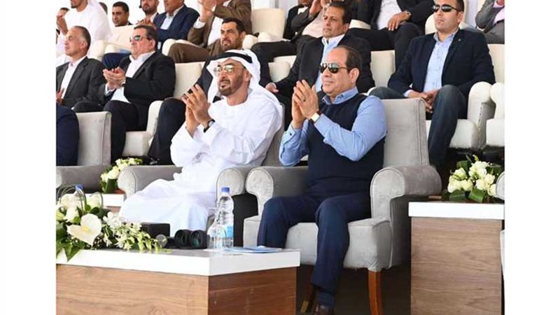 السيسي وولي عهد أبو