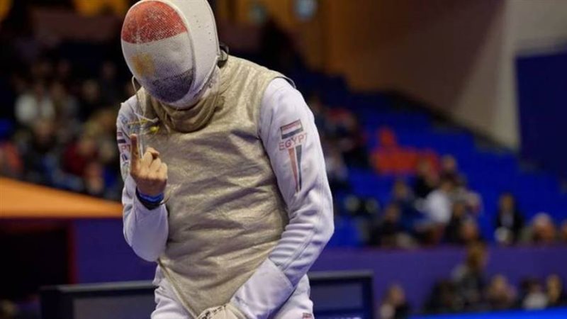 بطل السلاح مهاب سامر