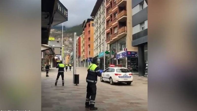 لقطة من مقطع الفيديو