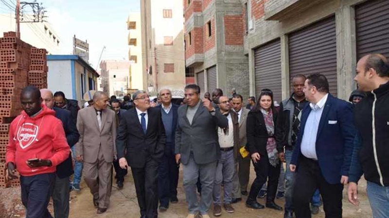 محافظ المنيا ووفد