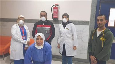 بالصور ...تماثل الحالة السابعة للشفاء من كورونا بالحجر الصحي بالاسكندرية