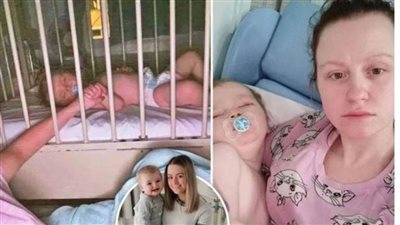 رضيع يهزم فيروس 