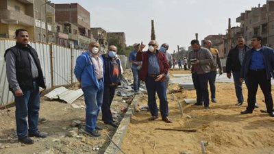محافظ الجيزة يتابع انتظام تنفيذ المشروعات بالمريوطية والمنصورية