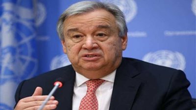 جوتيريش : الوقت مناسب لدعم ترتيبات وقف إطلاق النار في ليبيا