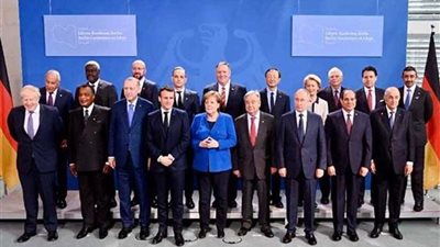 مشاركة الرئيس السيسي في قمة برلين حول ليبيا