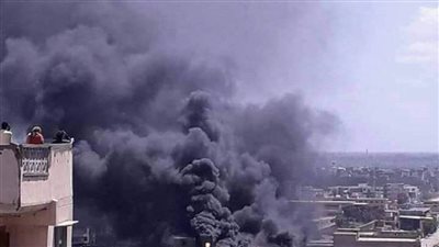 السيطرة على حريق مروع في مصنع الملح والصودا وسط الإسكندرية