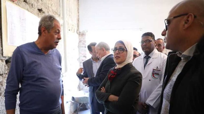وزيرة الصحة تتفقد