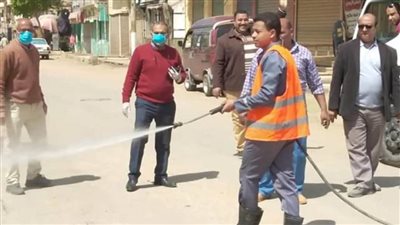 المنيا تواصل تطهير القطاعات الخدمية والأماكن العامة لمواجهة 