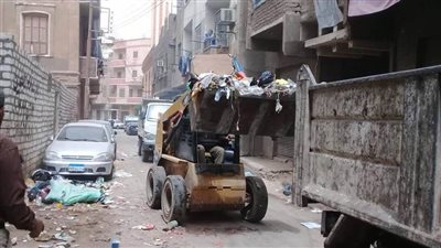 رفع 406 أطنان قمامة ومخلفات صلبة في سوهاج