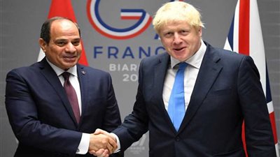 بدء المباحثات الثنائية بين الرئيس السيسي ورئيس الوزراء البريطاني