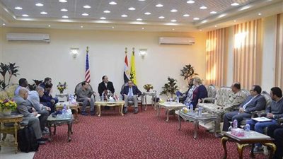 زيارة وفد من الكونجرس الأمريكى لشمال سيناء