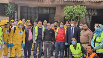 أمين التعليم بمستقبل وطن يقود أكبر حملة لتعقيم شوارع القاهرة