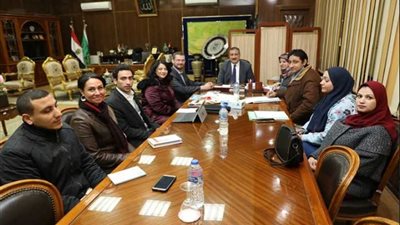 محافـظ المنوفية يلتقي مندوب الوكالة الألمانية