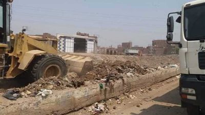 الجيزة ترفع 1500 طن مخلفات