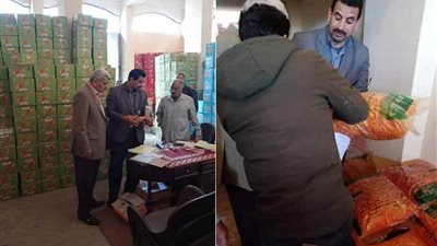 ضبط سلع غذائية مجهولة المصدر ومنتهية الصلاحية في حملة بالبحيرة