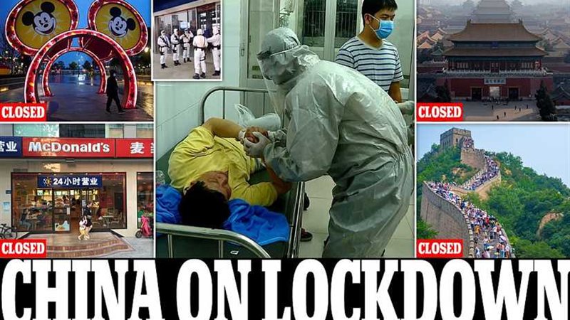 كورونا وحش يعصف بـالتنين..