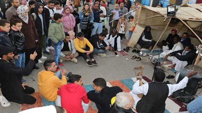 الخيمة البدوية لحلايب وشلاتين تستقبل رواد معرض الكتاب