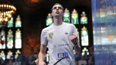 رابطة محترفي الإسكواش تختار علي فرج وهانيا الحمامي لاعبي شهر مارس