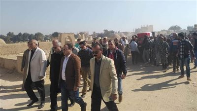  ملوي تشيع جثمان شهيد الواجب الوطني