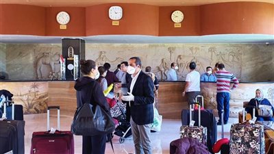  الحجر الصحي لـ306 مصريين عائدين من أمريكا فى مرسى علم 