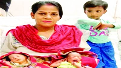 زوجان هنديان يسميان مولودهما التوأم 