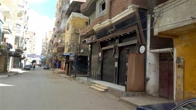 كفرالشيخ تطبق قرار غلق المحال التجارية 