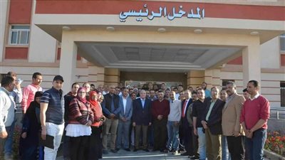 محافظ المنيا يفتتح مستشفى ملوي العام 