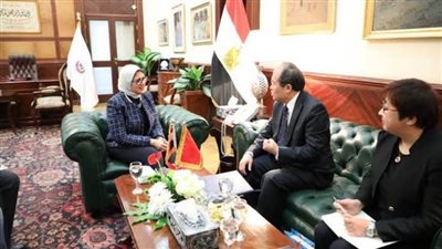 وزيرة الصحة تبحث مع وفد صيني سبل مواجهة فيروس كورونا 