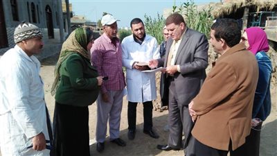 وكيل زراعة البحيرة يتابع حصر وترقيم الثروة الحيوانية