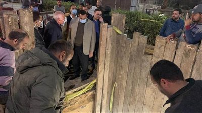 محافظ البحيرة يتفقد الأعمال النهائية لخط طرد الصرف الصحي بدمنهور