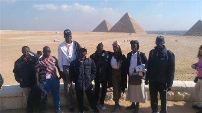 وفد الألعاب الأوليمبية  يزور الهرم