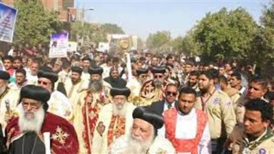 أقباط ملوي يحتفلون برحلة العائلة المقدسة بـ