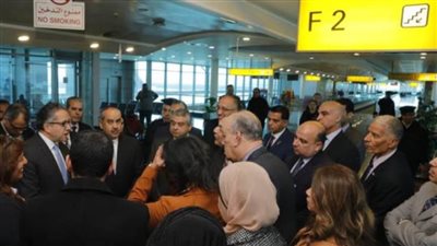 قاعات متحفية للآثار بمطار القاهرة 