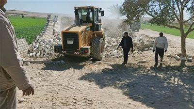 انطلاق الموجة الـ 15 لإزالة التعديات بأسيوط