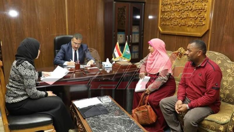 محافظ المنوفية يستقبل