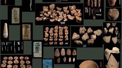 الكشف عن ودائع ومخازن معبد رمسيس