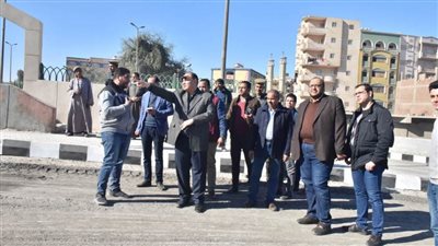 محافظ أسيوط يتفقد أعمال تطوير المدخل الجنوبي