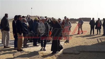 وفد ألماني يزور المناطق الأثرية بالمنيا