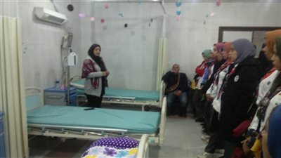 مرشدات المنيا في زيارة لمركز أورام الفيوم 