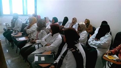 التوعية بفيروس كورونا المستجد بمستشفى العجمى العام 