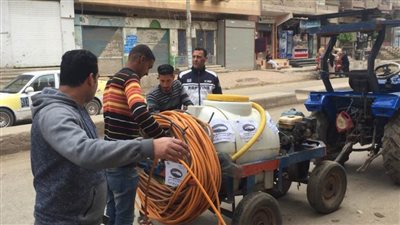 حملات تعقيم ينظمها مستقبل وطن بكفر الشيخ